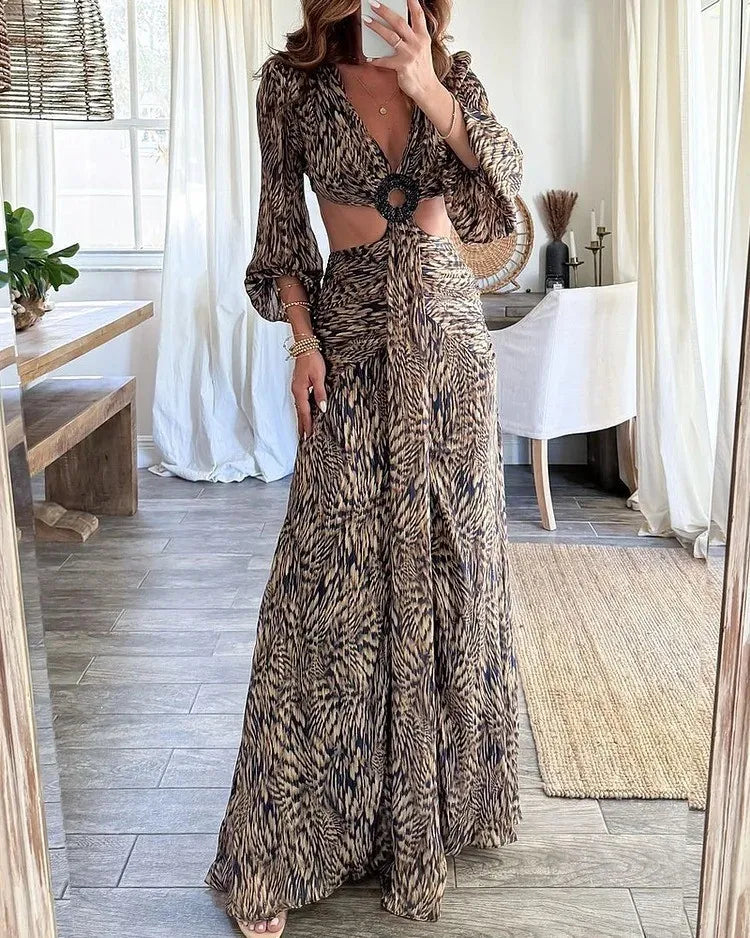 LONG SLEEVE MAXI DRESS