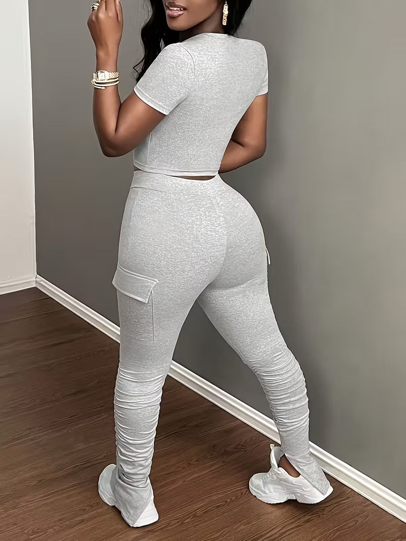 BELFAMME Luxe Cargo Stacked Leggings Set