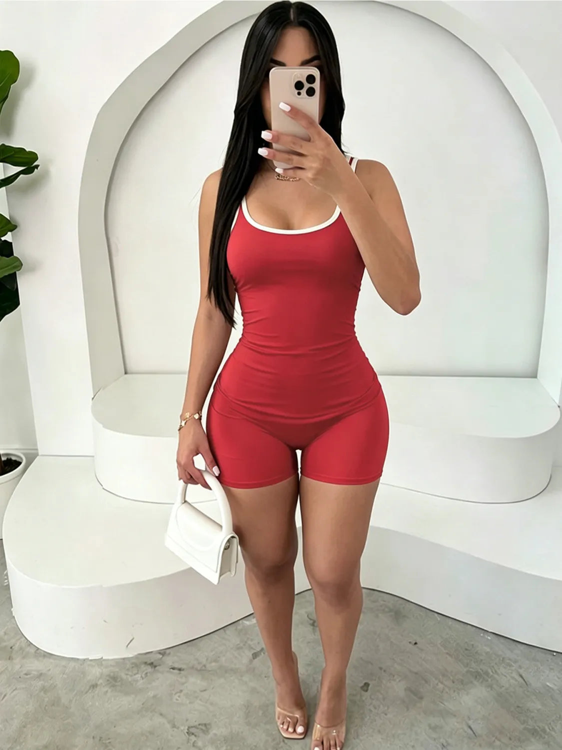 SLEEVELESS ROMPER