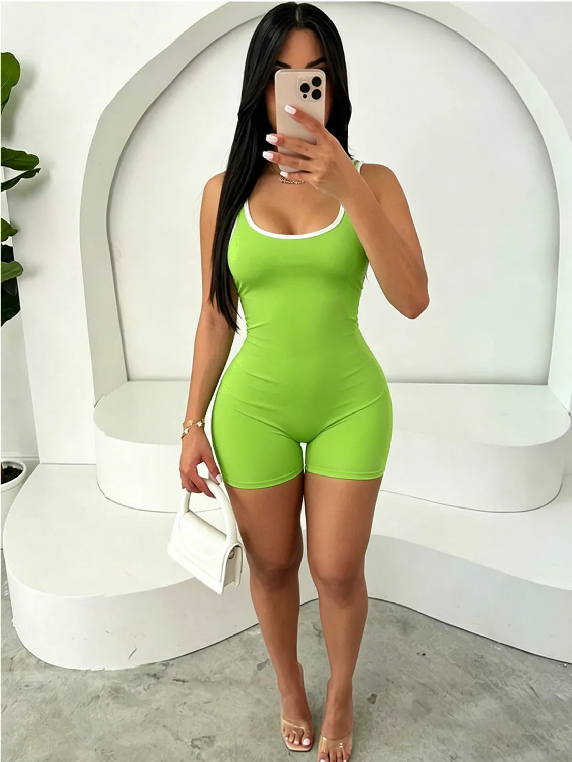 SLEEVELESS ROMPER