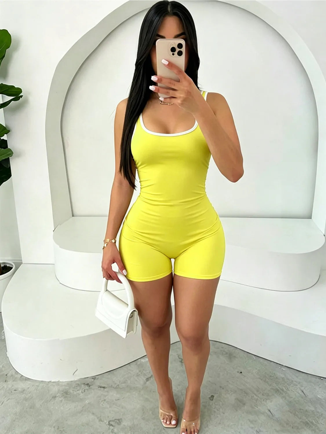 SLEEVELESS ROMPER