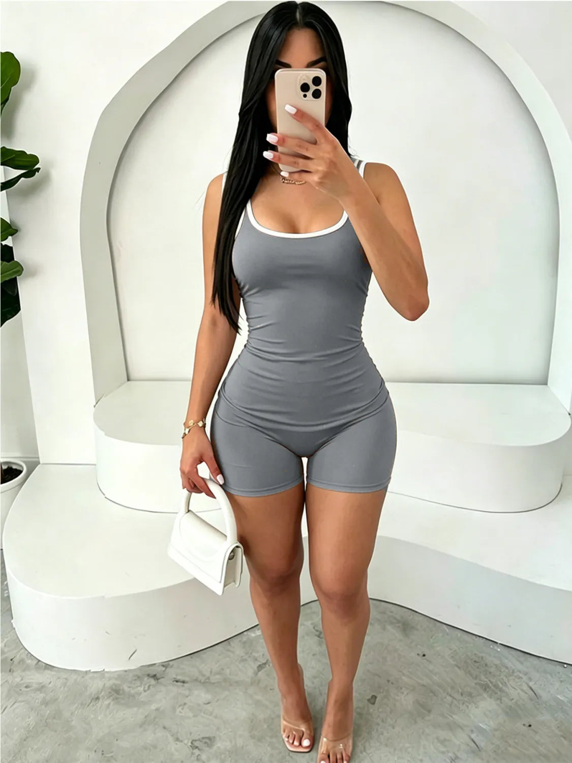 SLEEVELESS ROMPER