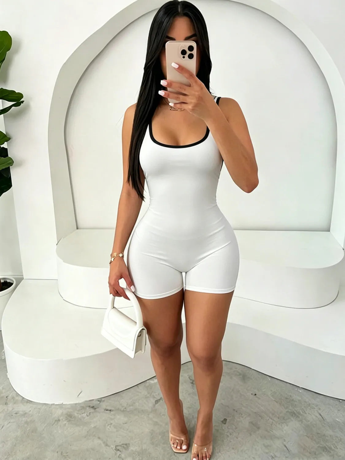 SLEEVELESS ROMPER