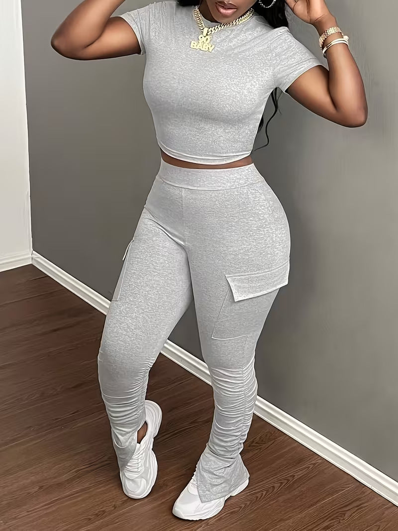 BELFAMME Luxe Cargo Stacked Leggings Set