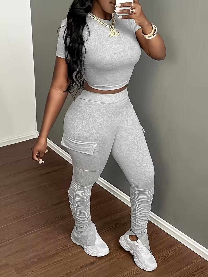 BELFAMME Luxe Cargo Stacked Leggings Set