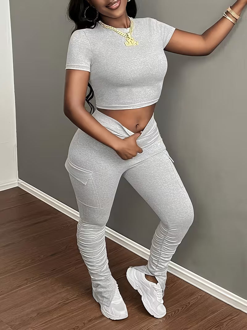 BELFAMME Luxe Cargo Stacked Leggings Set