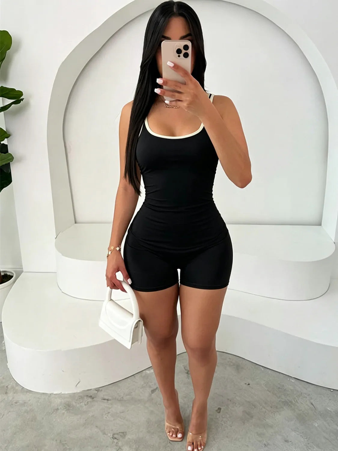 SLEEVELESS ROMPER